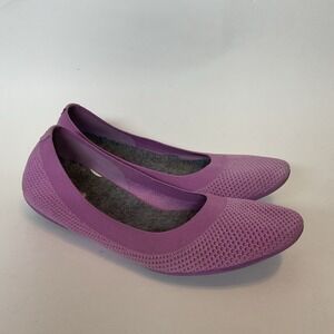 Allbirds Tree Breezers Womens Size 10,5  Ballet Pink Knit Flats Slip On Washable